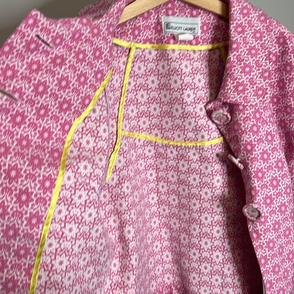 Vintage Elliott Lauren cotton blend blazer - Size 6 - Picture 6 of 10